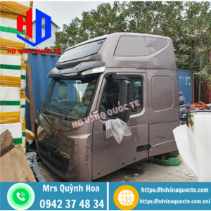 Cabin tổng thành xe Howo SITRAK T7H. Cabin tổng thành xe thùng xe ben các loại xe Howo T7H SITRAK giường nằm lồi.
