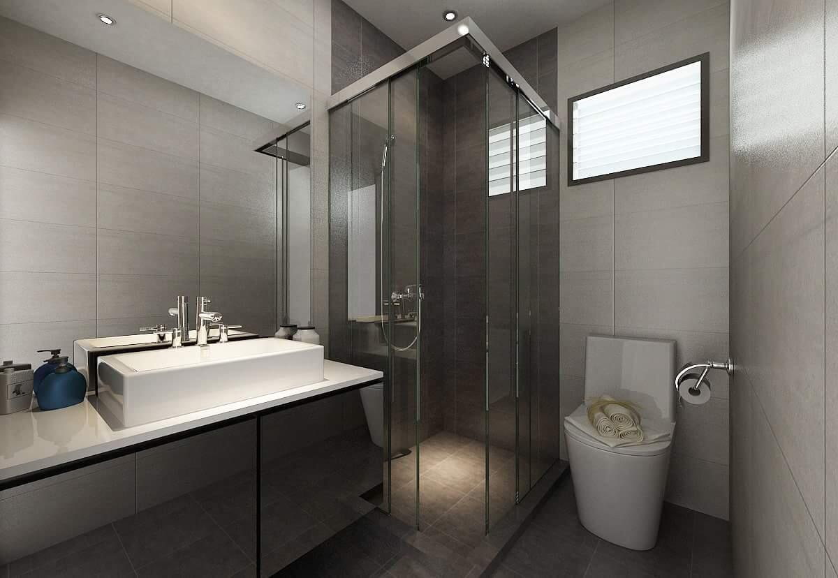 Mẫu Cabin vách tắm kính đẹp tại Thái Nguyên