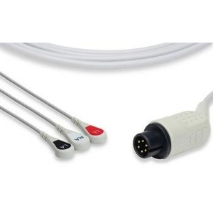 Cable ECG Fukuda One piece 3-lead