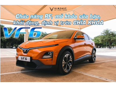 Các chức năng trên Chìa khóa VF 6