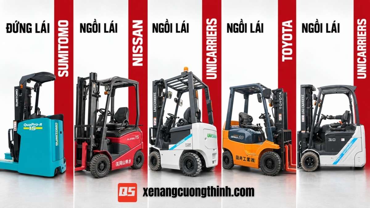 Dịch Vụ Cho Thuê Xe Nâng Nhật Bãi Toyota, Mitsubishi....