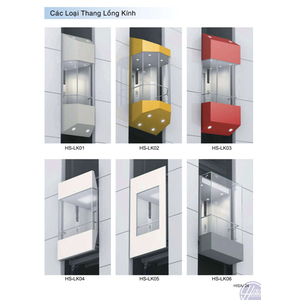 Các loại thang máy lồng kính
