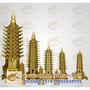Các loại tháp văn xương bằng đồng phong thủy