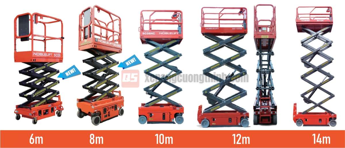 Xe nâng người - làm việc an toàn trên cao