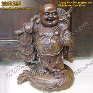 Các mẫu tượng phật di lạc, tượng di lạc gánh vàng ngũ phúc