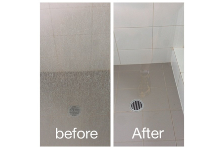 Cách tẩy kính nhà tắm bị ố mốc cặn kết tủa