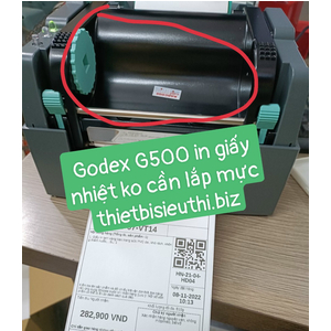 Cách thiết lập Máy in tem mã vạch Godex G500 in giấy decal nhiệt mà không cần sử dụng ruy băng mực