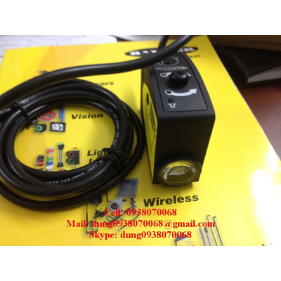 CÀI ĐẶT CẢM BIẾN BANNER R58 EXPERT R58ECRGB1