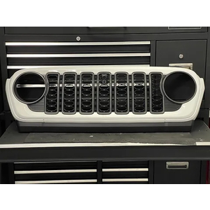 Mặt Calang Mới 2024-2025 của Jeep Wrangler và Jeep Gladiator Có Tích Hợp Camera Trước ( Grilles Jeep 2025 )