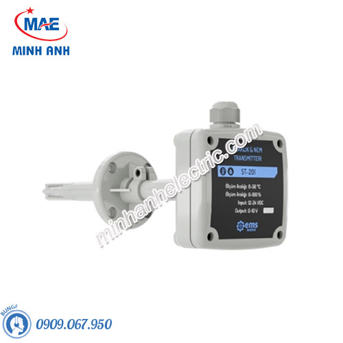 Cảm biến độ ẩm gắn ống gió EMS NT 201 (0-10V)
