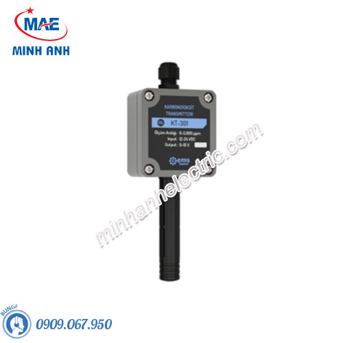 Cảm biến khí CO2 gắn tường EMS KT 301 (0-10V)