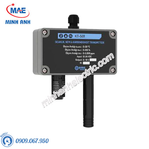 Cảm biến khí CO2, nhiệt độ, độ ẩm phòng EMS KT 501 (0-10V)