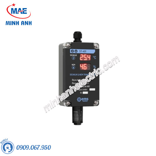 Cảm biến nhiệt độ và độ ẩm gắn tưởng EMS ST 461 (MODBUS RTU, có màn hình)