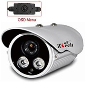Camera ZT-FZ7516E, 700TV Lines, 1/3 Sony CCD-OSD