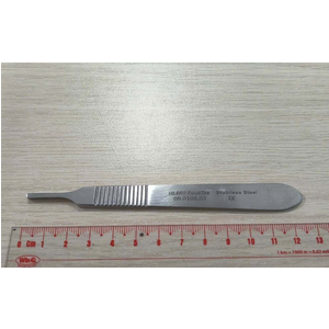 Cán dao mổ số 3 (có thước đo) Hilbro 08.0108.03