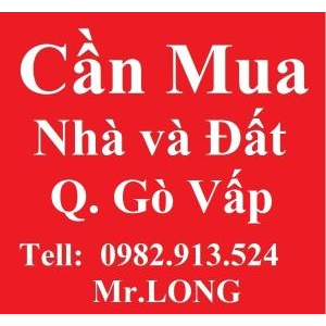 Cần Mua Nhà và Đất Quận Gò Vấp TPHCM