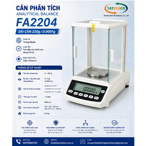 Cân phân tích 4 số lẻ FA2204