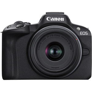 Máy Ảnh Canon EOS R50 (Black) + Lens RF-S 18-45mm | Chính Hãng