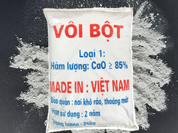 Vôi Bột - Canxi oxit - CaO