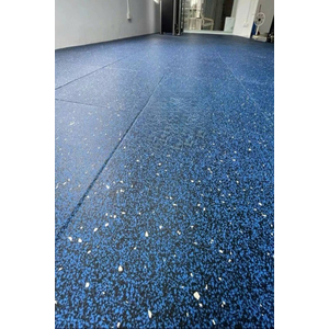 Thảm gạch cao su phòng Gym KT 50cmx50cm - 1mx1m bề mặt phủ thảm EPDF chất lượng cao ML-RUBBER 004