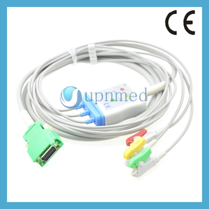 Nihon Kohden OPV-1500 3lead ecg cable, 20pins