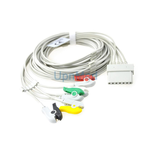 Cáp ECG Schiller 5 kẹp, 5 snap