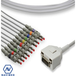 Cáp EKG tương thích với Fukuda ME