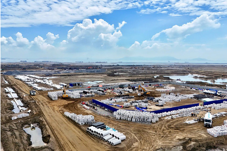 Cập Nhật Tiến Độ Thi Công Phân Khu The Green Bay Vinhomes Green Paradise Cần Giờ ngày 02/10/2025