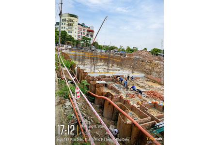 Cập Nhật Tiến Độ Thi Công Thực Tế Dự Án Biệt Thự Metro Grand Street Phú Diễn (Tháng 8/2026)