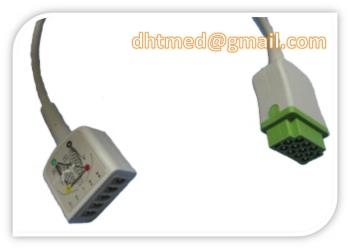Cáp nối cáp điện tim GE Marquette 3/5 lead
