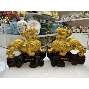 Cặp tỳ hưu màu vàng cát