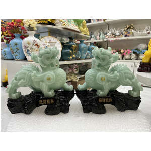 Cặp tỳ hưu xanh ngọc