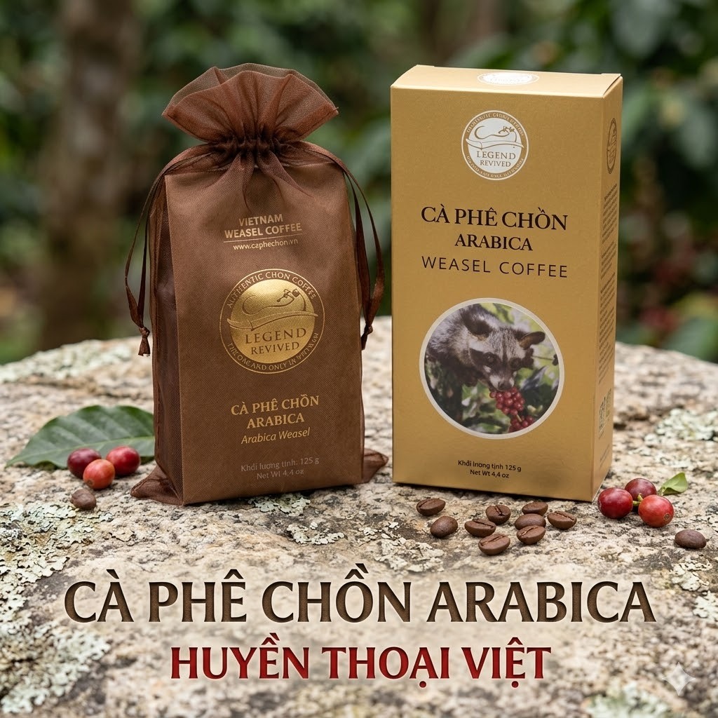 Cà Phê Chồn Arabica Legend(Arabica Weasel Coffee) 125g