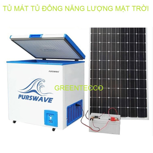 Tủ đông thực phẩm năng lượng mặt trời 12V24V 208 lít