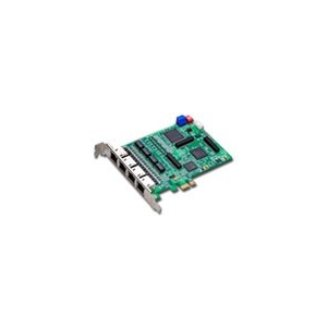 Card 4 luồng E1 chuẩn ISDN dùng cho các tổng đài IP Asterisk khe cắm PCIe