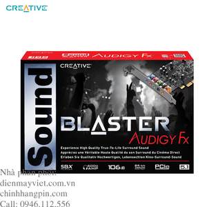 Card âm thanh Creative Sound Blaster Audigy FX PCIe 5.1 (SB1570)