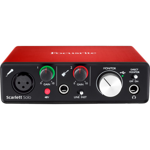 Card âm thanh Focusrite Scarlett Solo USB Audio Interface (2nd Generation)
