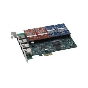 Card giao tiếp 4 cổng tổng đài IP asterisk khe cắm PCIe - AXE400P