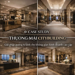 ✨ Case study thương mại Citybuilding | Giải pháp gương & kính cho không gian kinh doanh