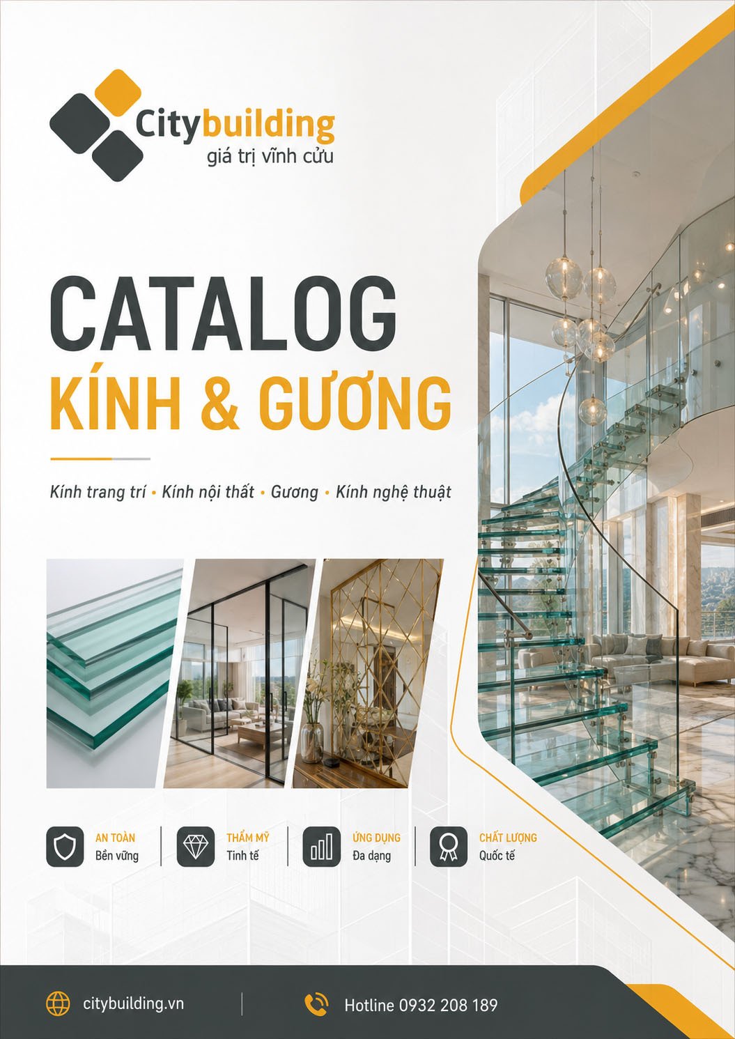 GIÁ KÍNH CƯỜNG LỰC 10 LY, KÍNH 10MM | CITYBUILDING