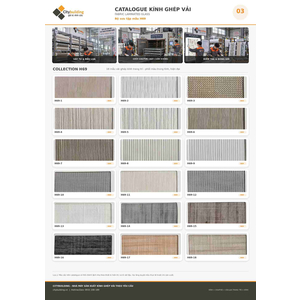 Catalogue Kính Ghép Vải – Xem Mẫu & Tải PDF | Citybuilding