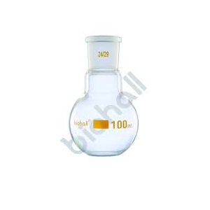 Bình cầu đáy bằng 100ml, nhám 24/29 biohall