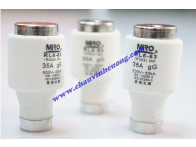 Cầu chì cổ chai Miro RO22 35A