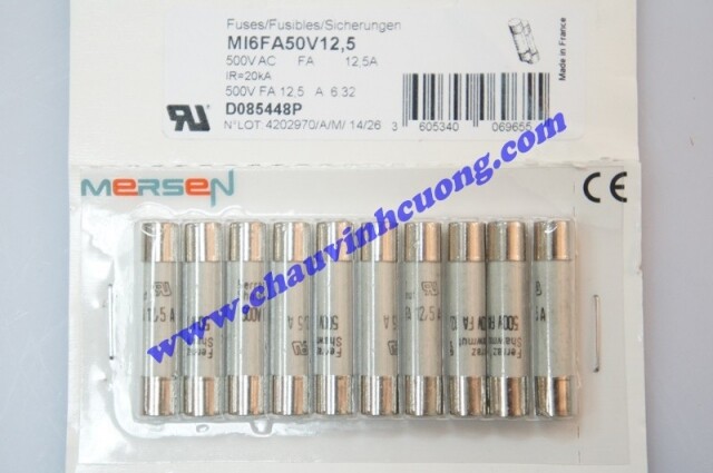 CẦU CHÌ FERRAZ SHAWMUT MI6FA50V12,5