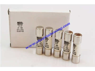 Cầu chì Miro 10x38 RO15 4A