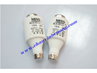 Cầu chì Miro RO21 (RL6-25) 16A