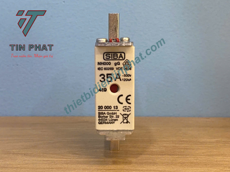 CẦU CHÌ SIBA 2000013.35 500V 35A