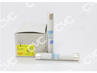 CẦU CHÌ SIBA 1500VDC 	9008110.16 ( dùng bảo vệ biến tần)