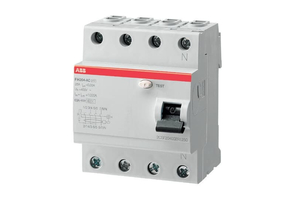 Cầu dao chống giật ABB 4P 80A 100MA (F204 AC-80/0.1)