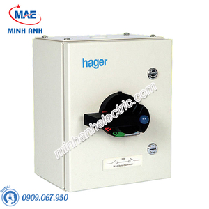 Cầu dao cách ly (isolator) 3P 100A - Hager JAB410S-IP55